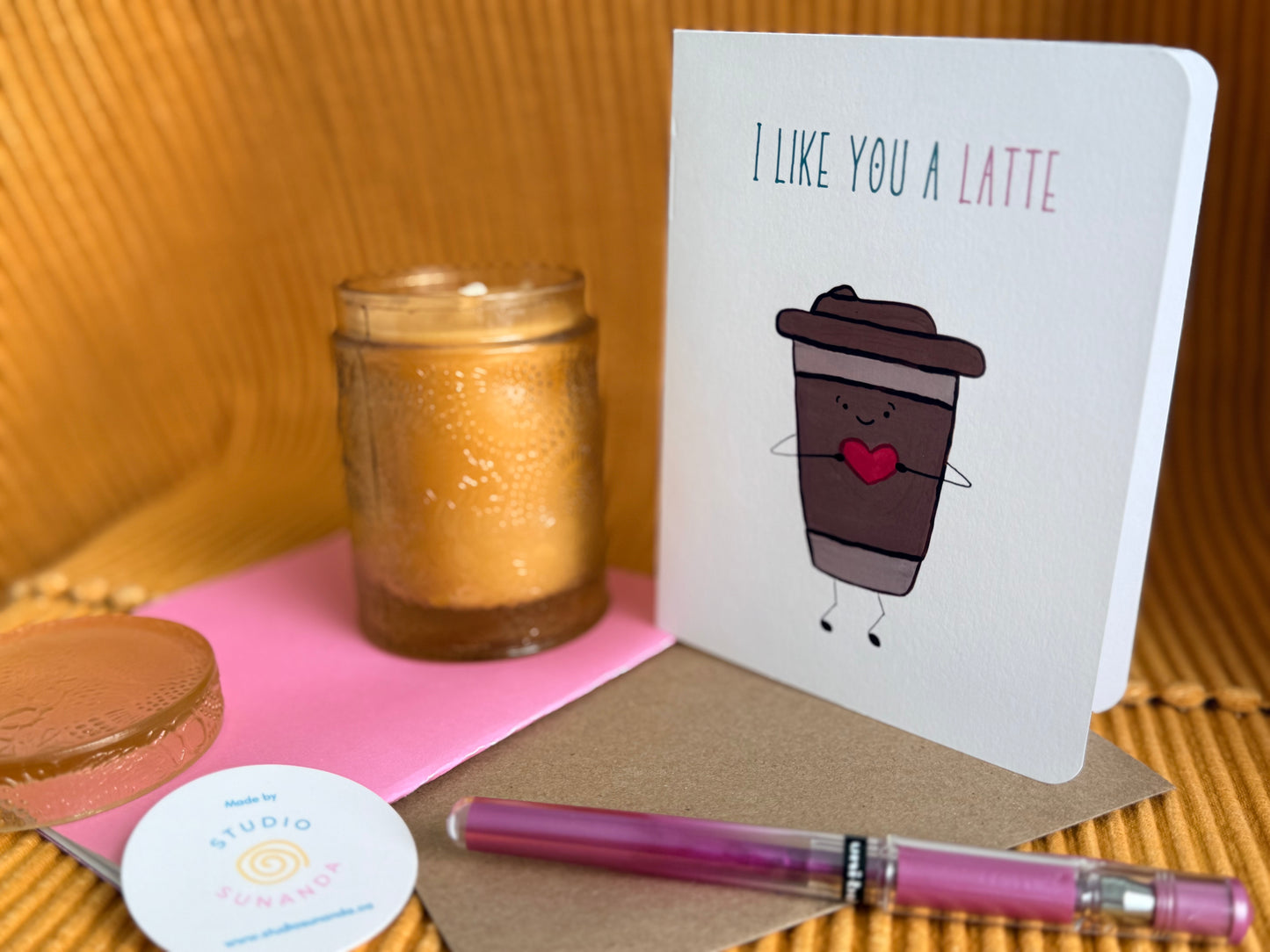 I Like You a Latte Card