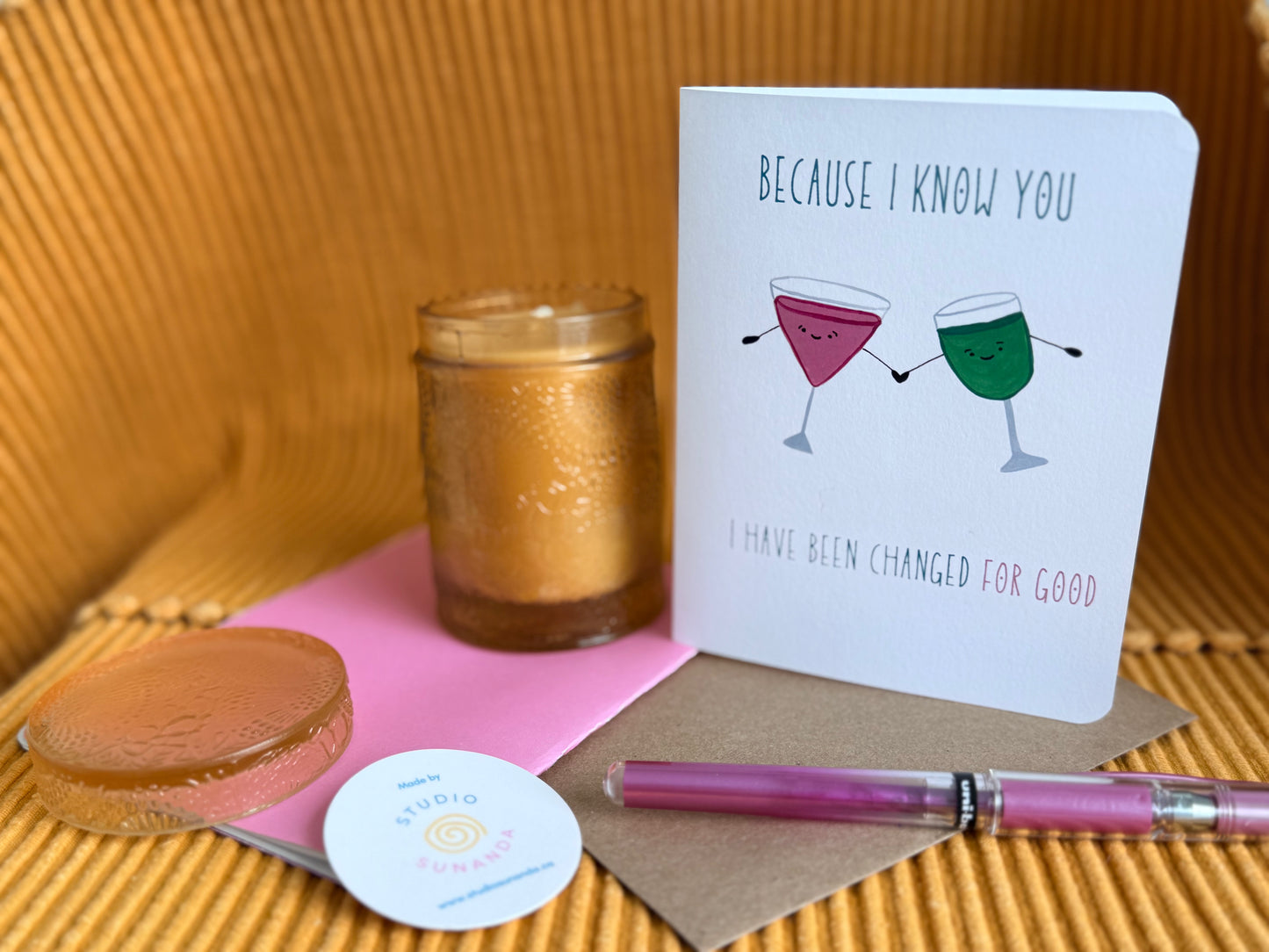 Wicked For Good Cocktail Friends Card
