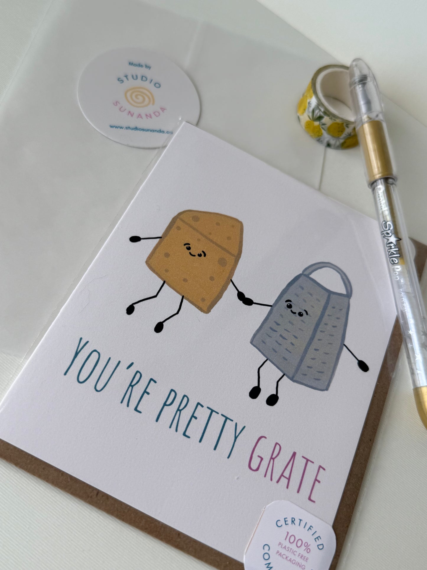 You're Pretty Grate Card