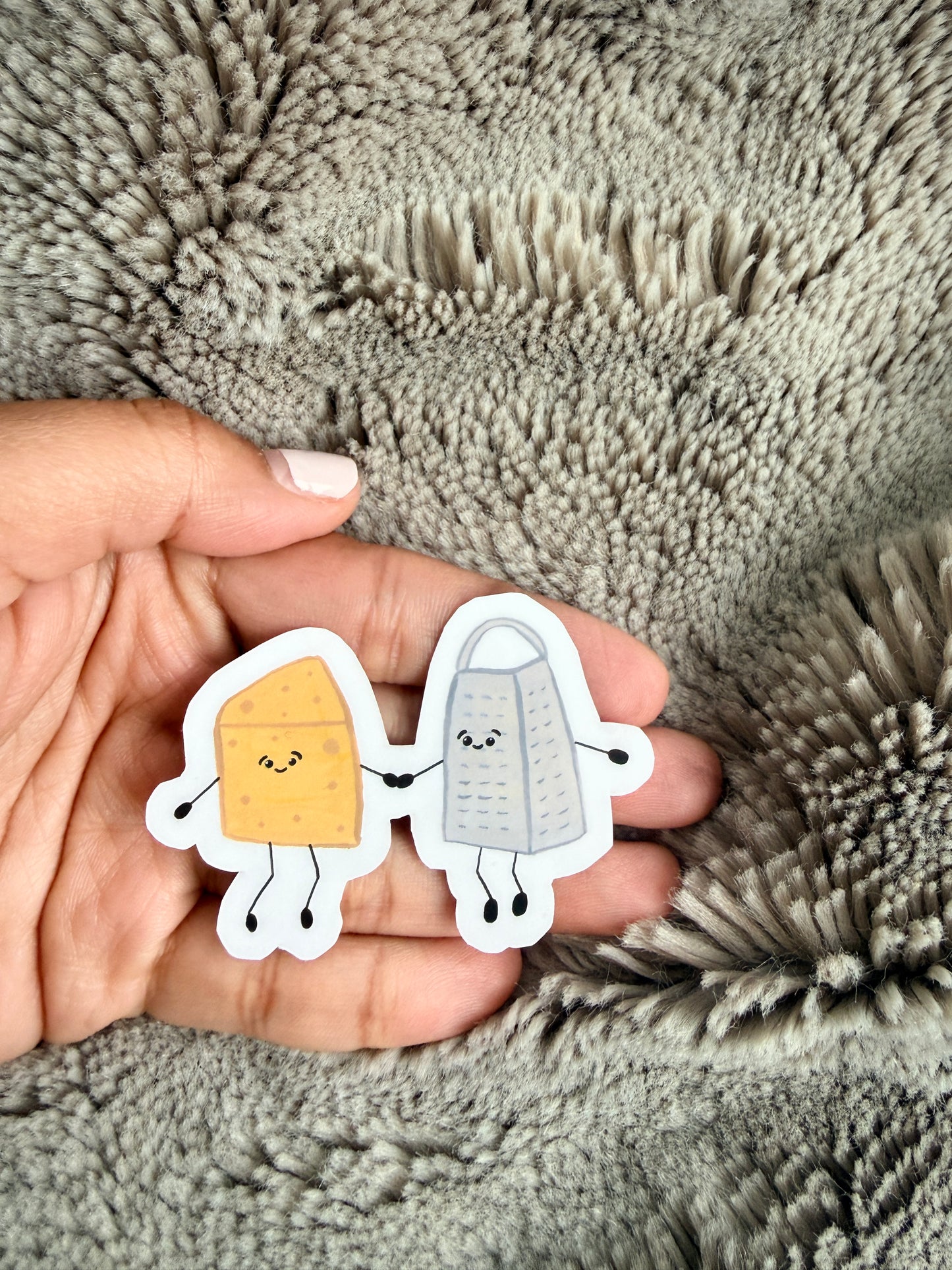 Pretty Grate Cheese Pun Vinyl Sticker