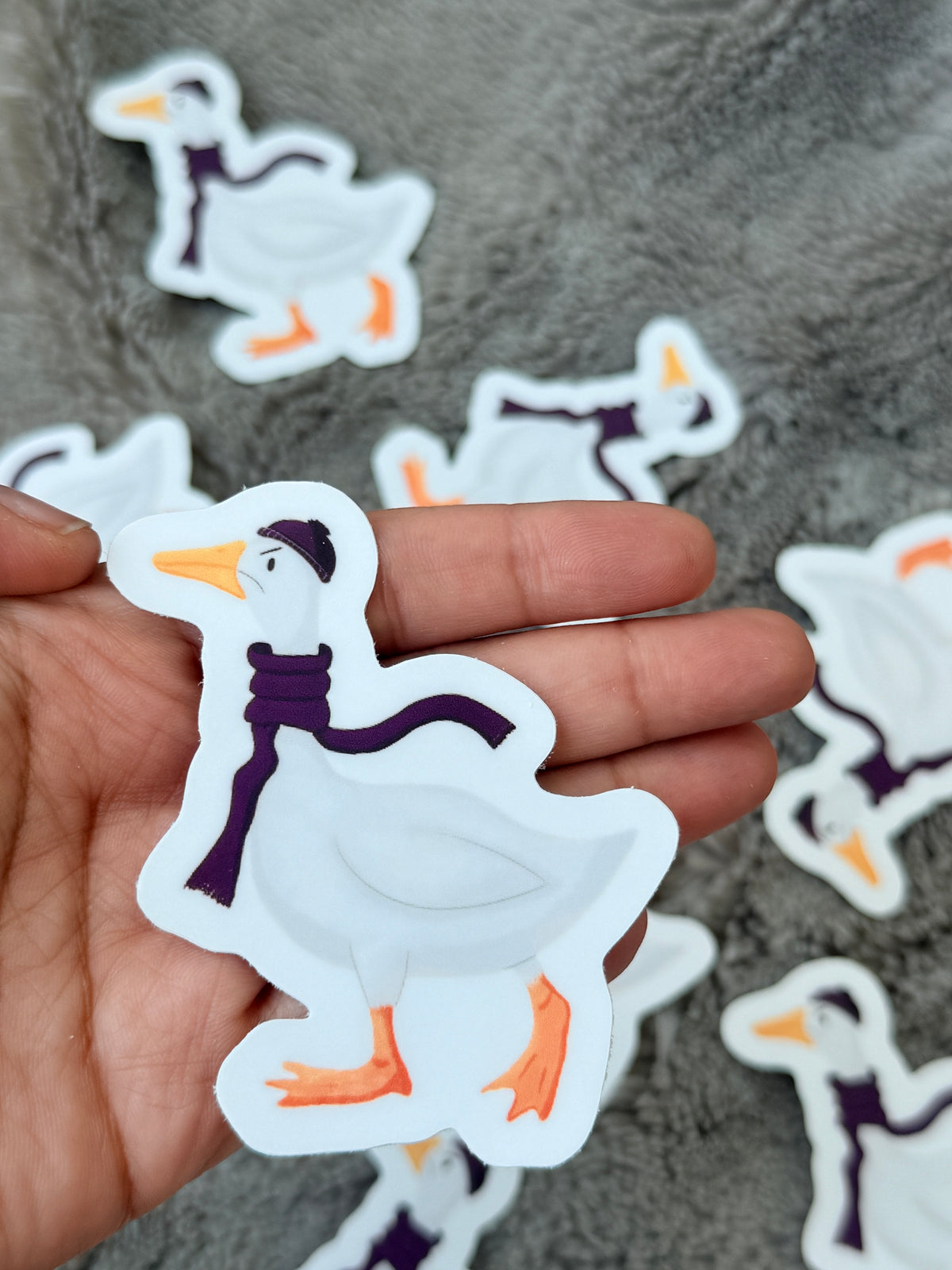 Grumpy Goose Vinyl Sticker
