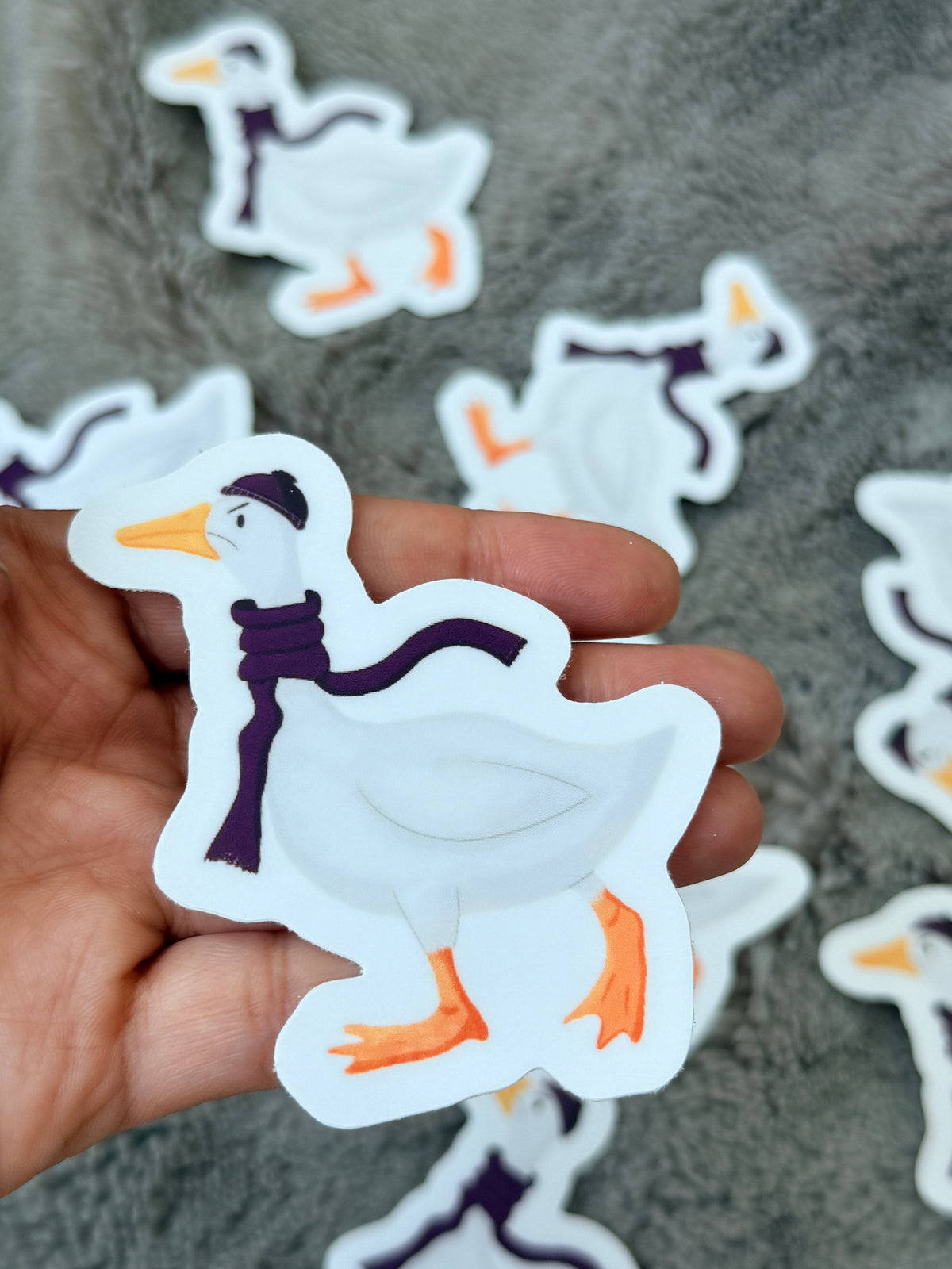 Grumpy Goose Vinyl Sticker