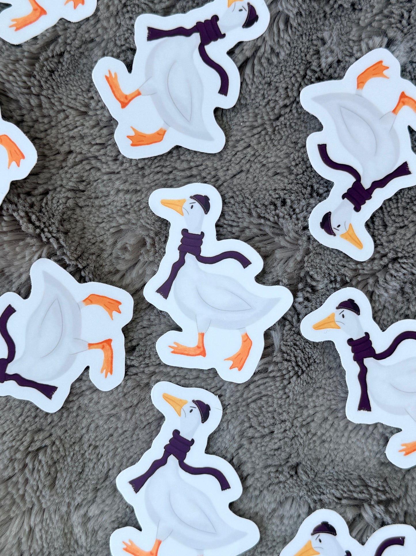 Grumpy Goose Vinyl Sticker