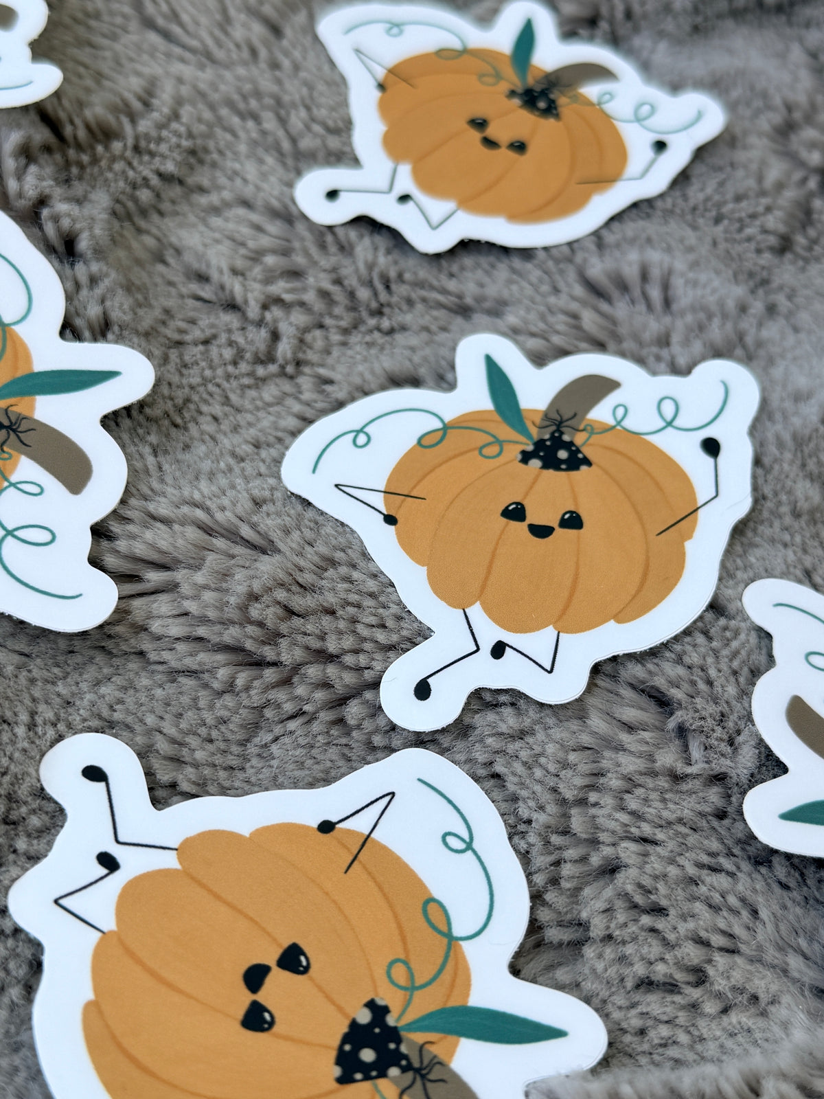 Party Pumpkin Vinyl Sticker