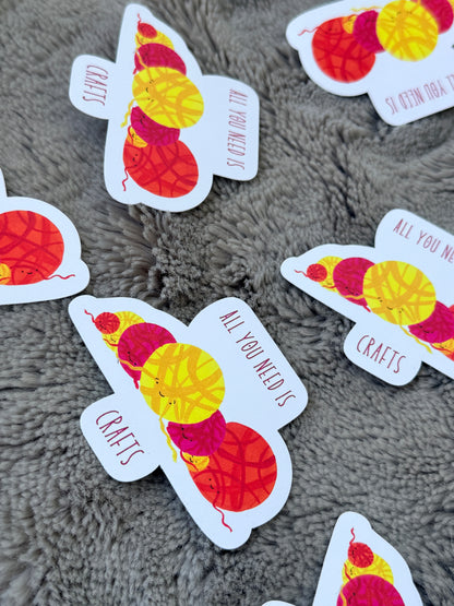 All You Need Is Crafts Sticker