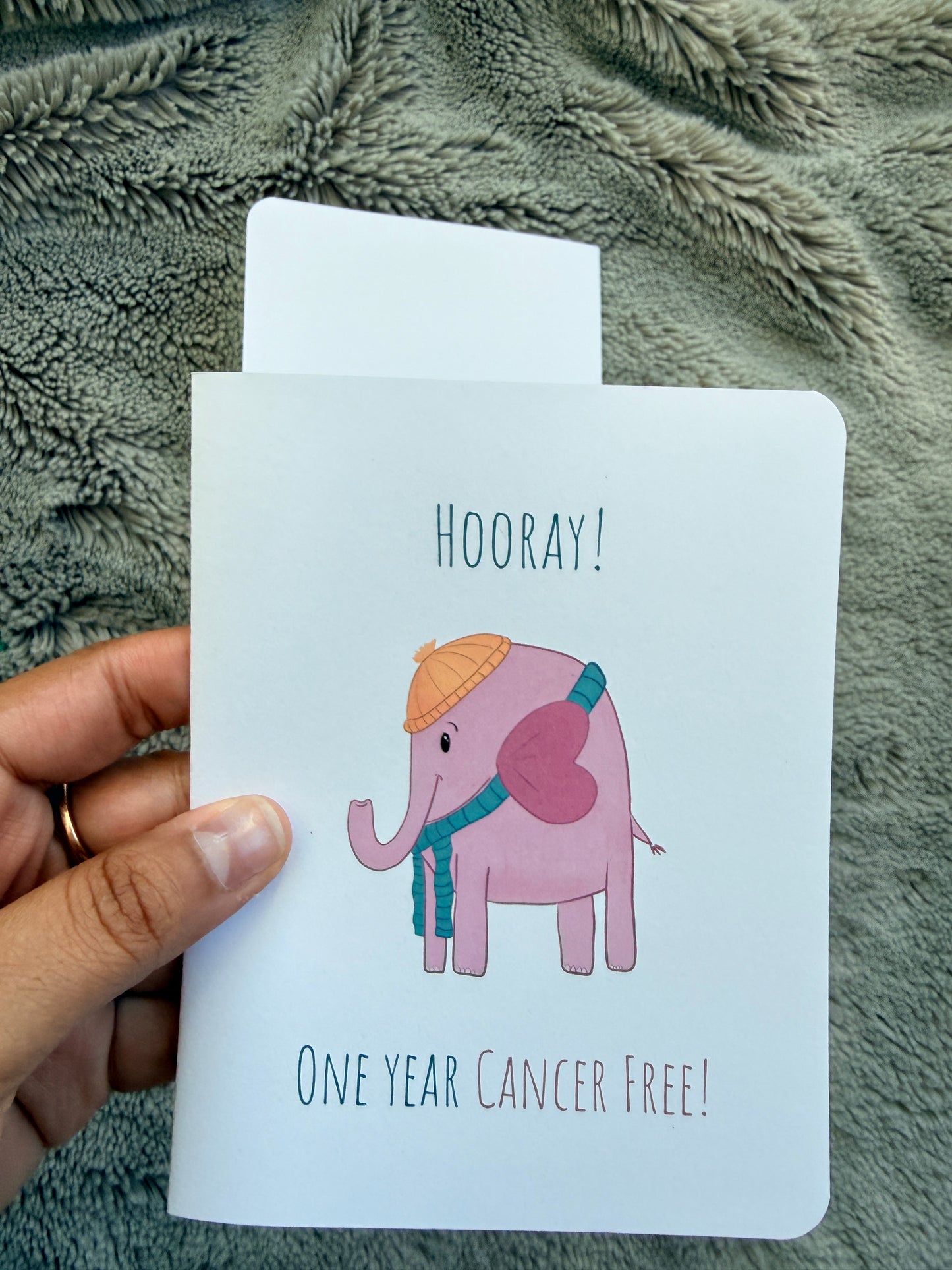 One Year Cancer Free Celebration Card