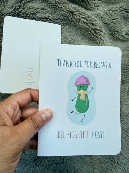 Thank You for Hosting | Dill Pickle Pun