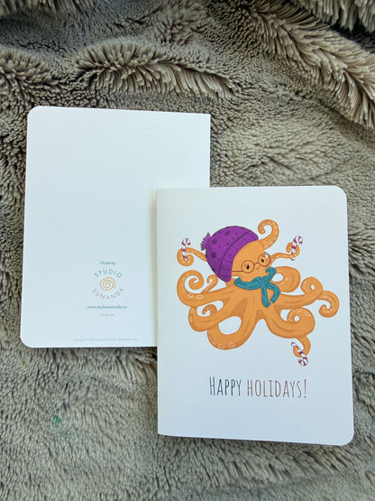 Cozy Holiday Cards Bundle | Set of 5 or 10