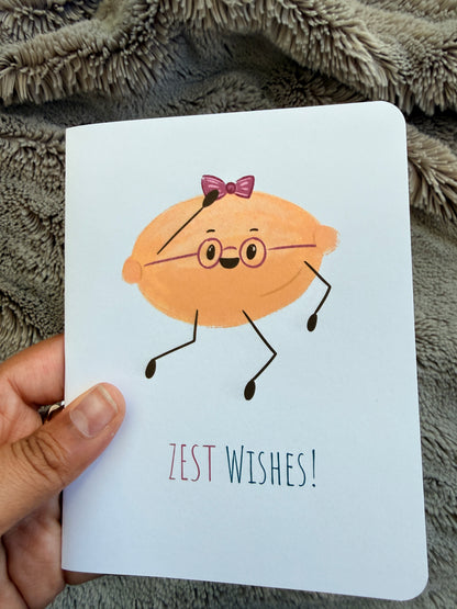 Punny Lemon Card | Zest Wishes