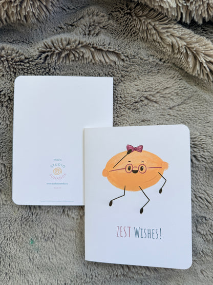 Punny Lemon Card | Zest Wishes