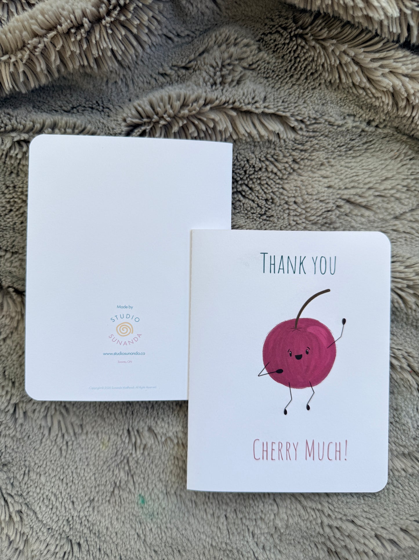 Thank You Cherry Much Card
