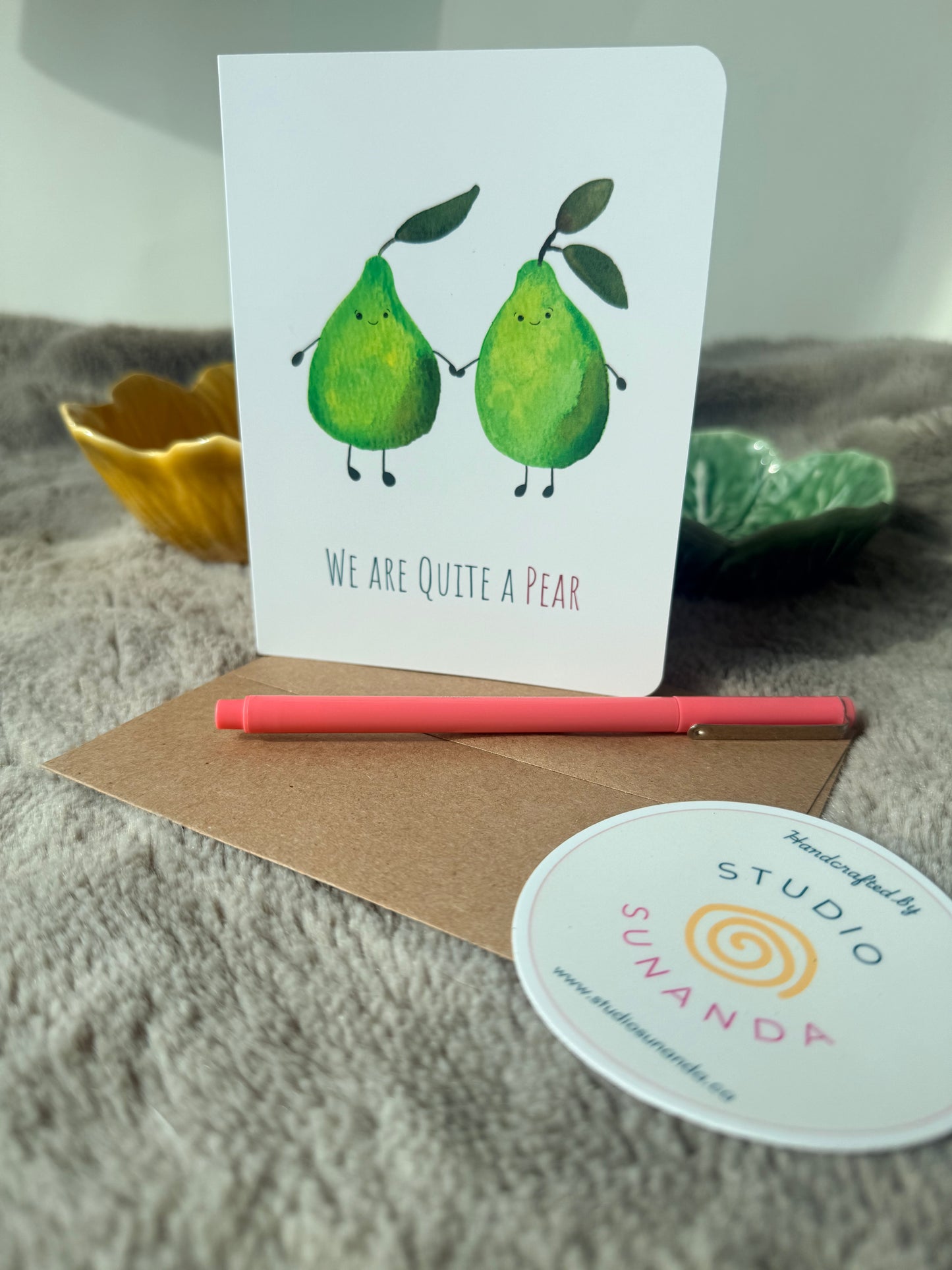 We're Quite a Pear Card