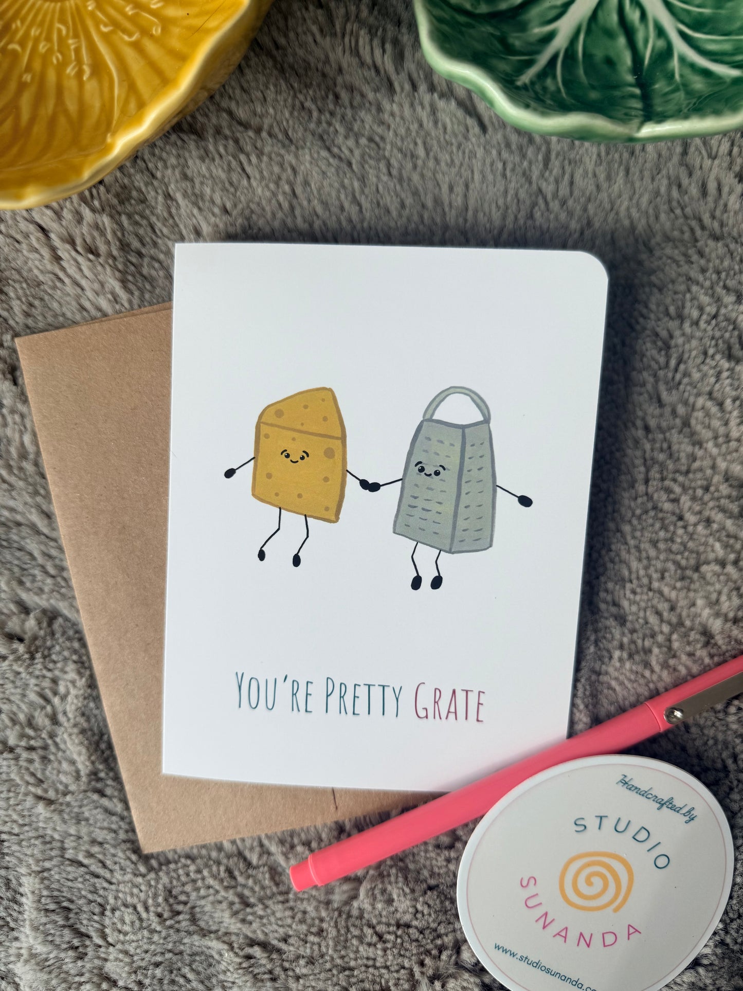 You're Pretty Grate Card