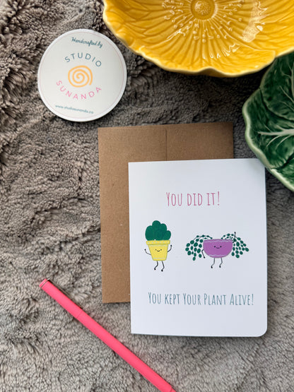 Plant Parent Congratulations Card