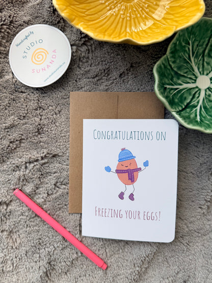 Congratulations on Freezing Your Eggs Card