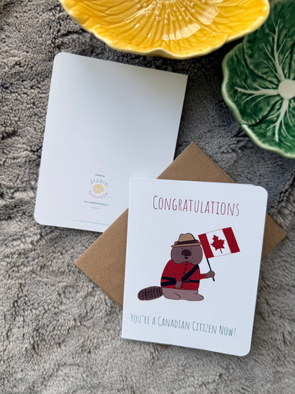 Canadian Citizenship Congratulations Card