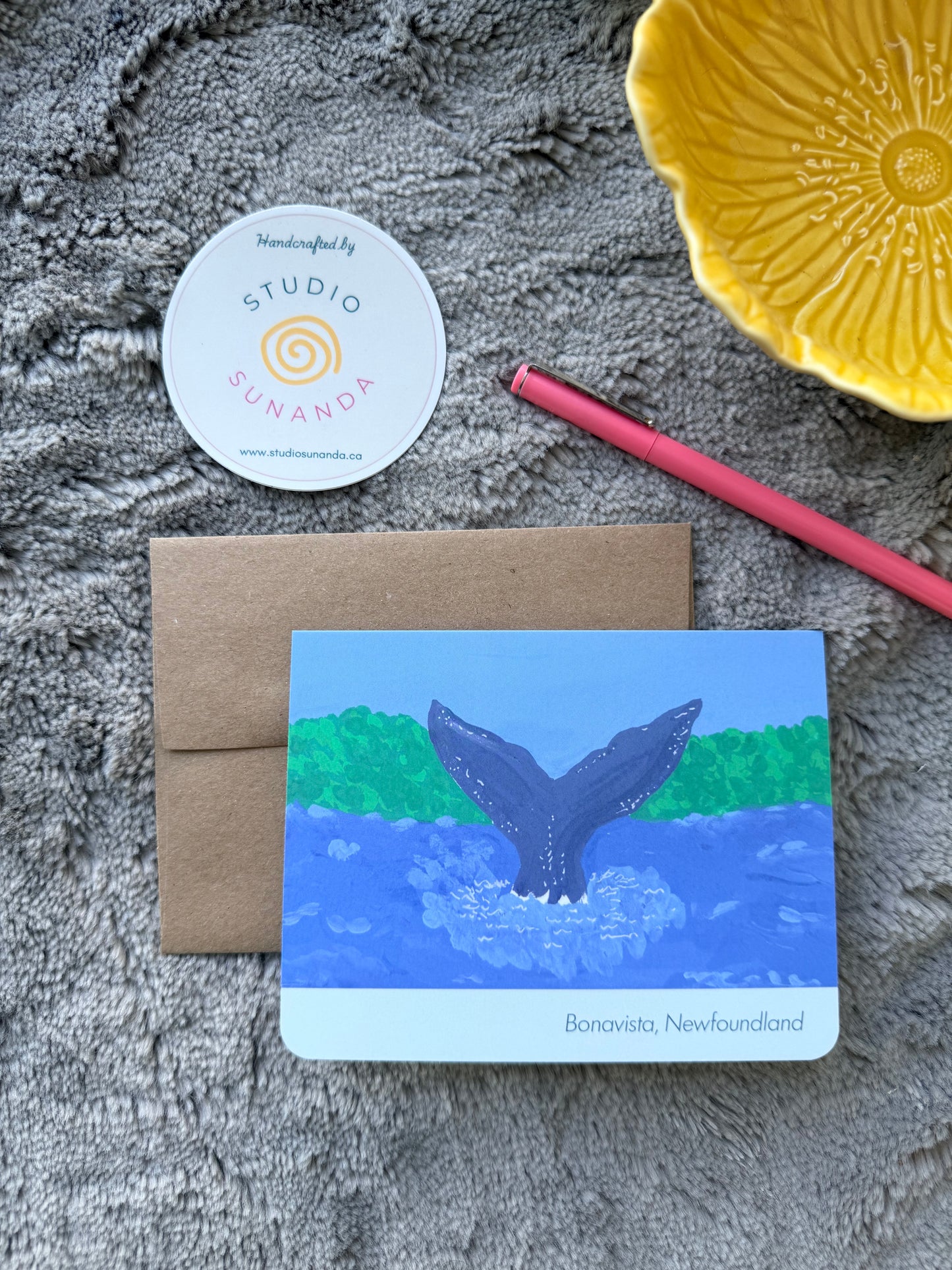 Bonavista Whale Card