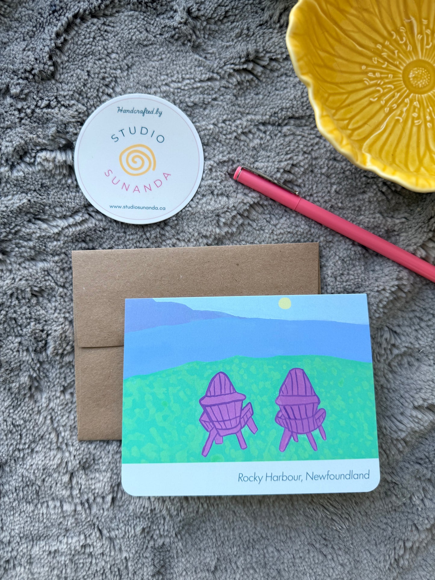 Rocky Harbour Muskoka Chairs Card