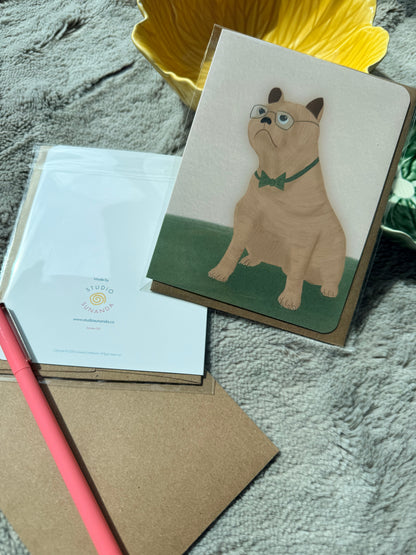 Earnest Pug Encouragement Card