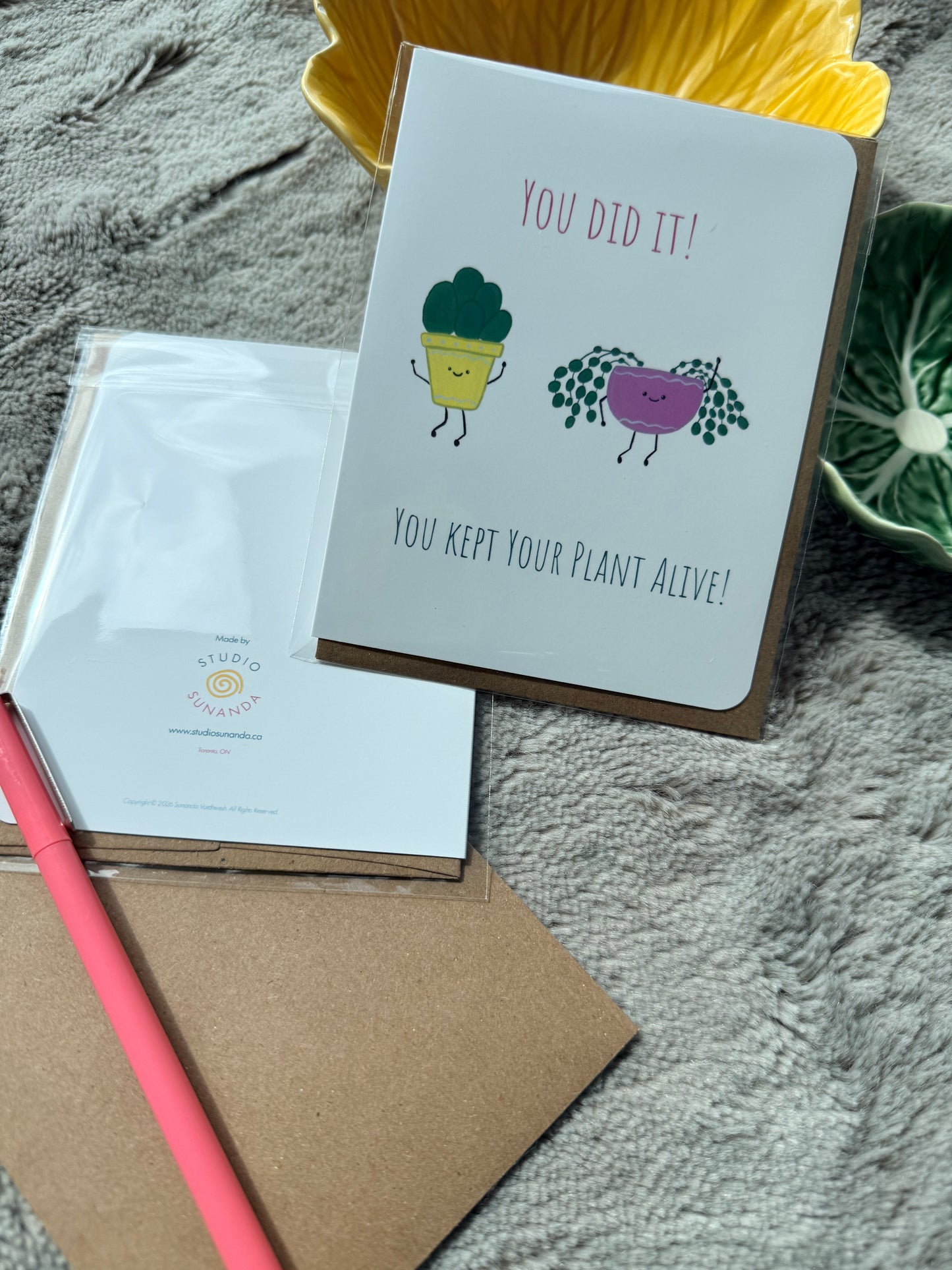 Plant Parent Congratulations Card