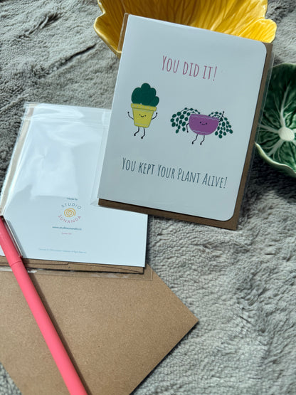 Plant Parent Congratulations Card