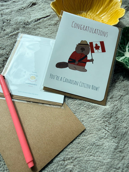 Canadian Citizenship Congratulations Card