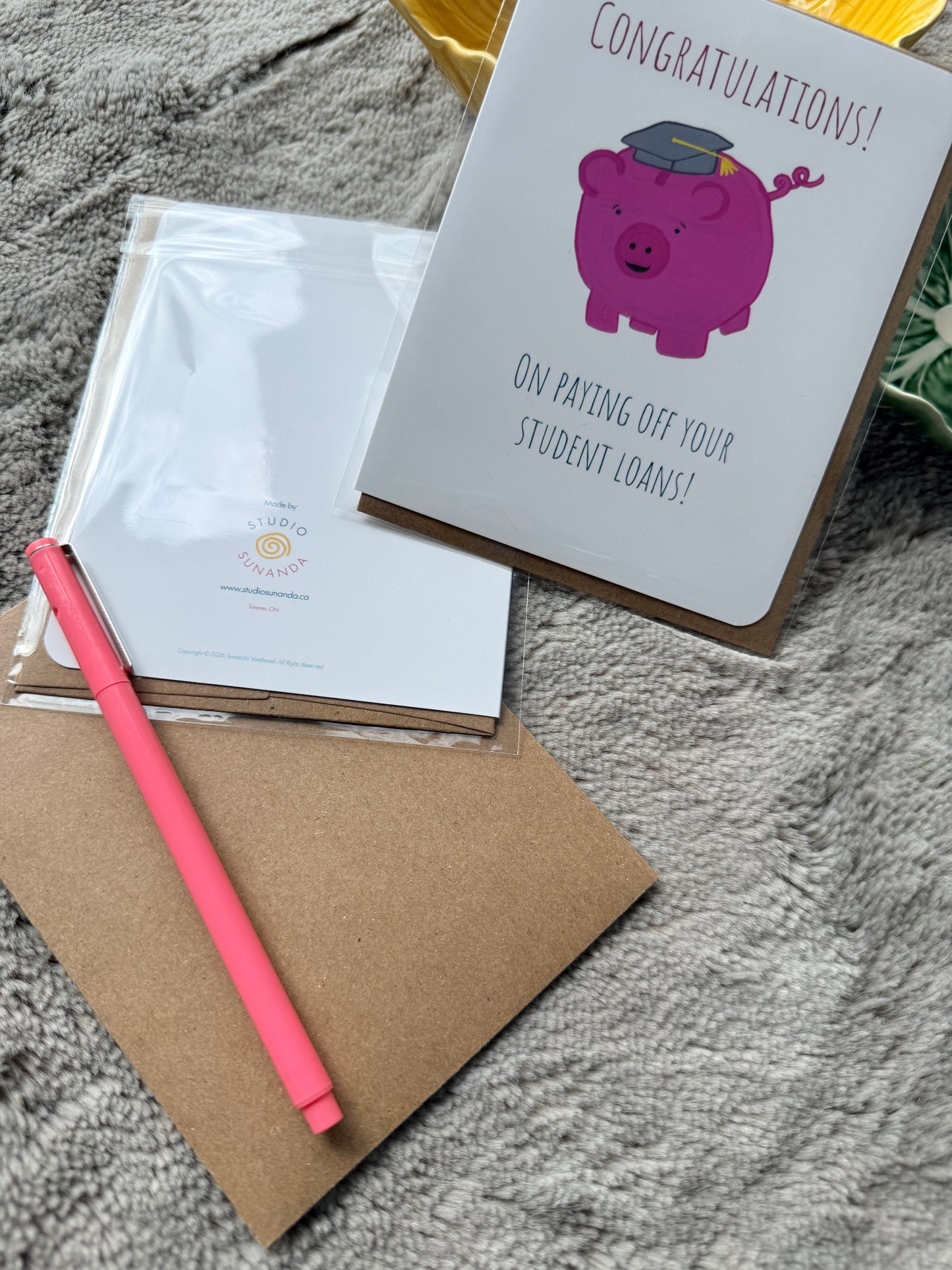 Student Loan Paid Off Congratulations Card