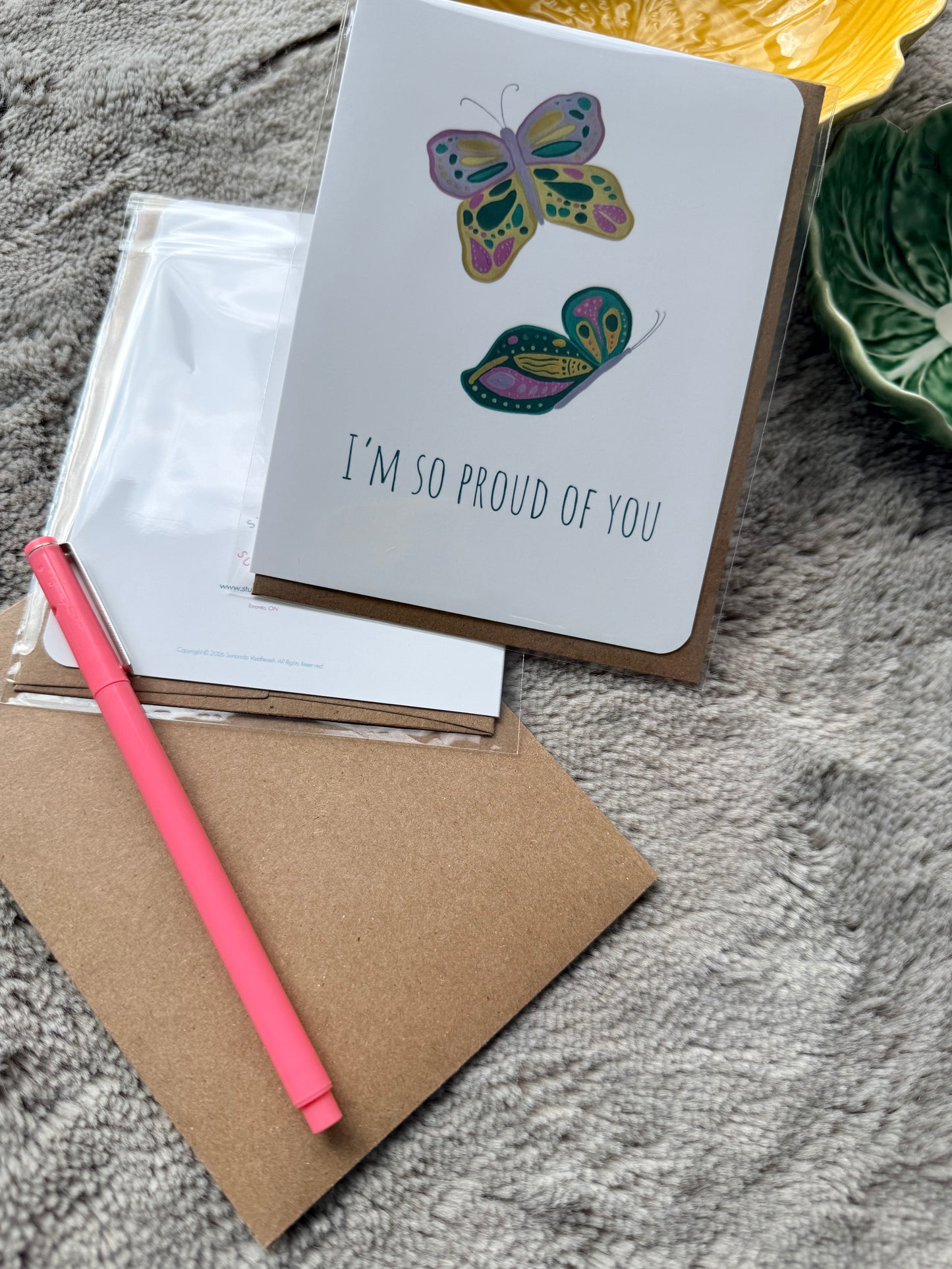 So Proud of You Butterfly Card