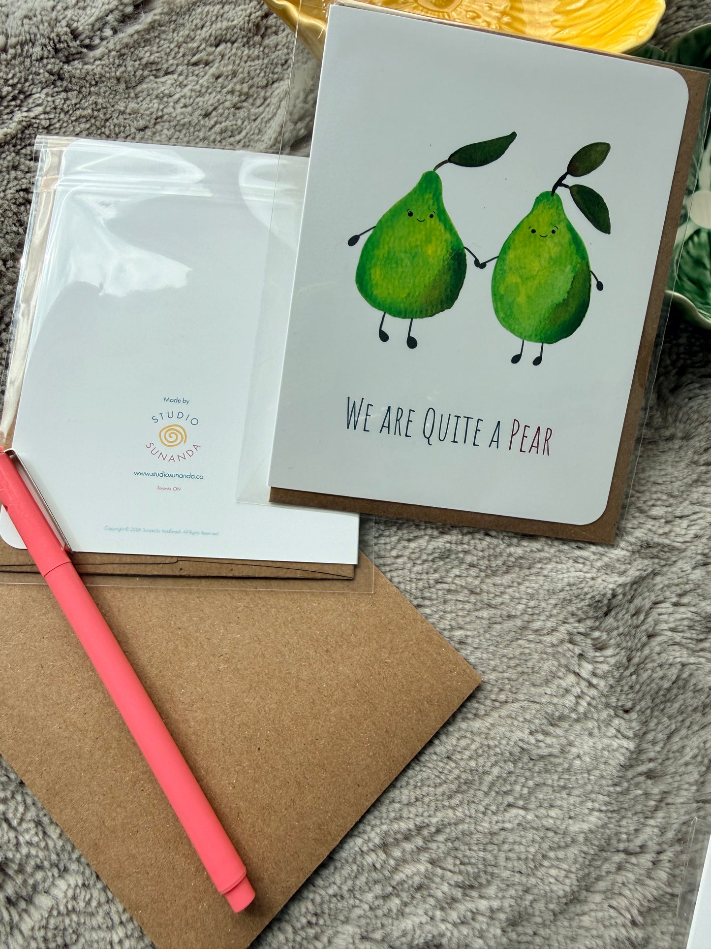 We're Quite a Pear Card