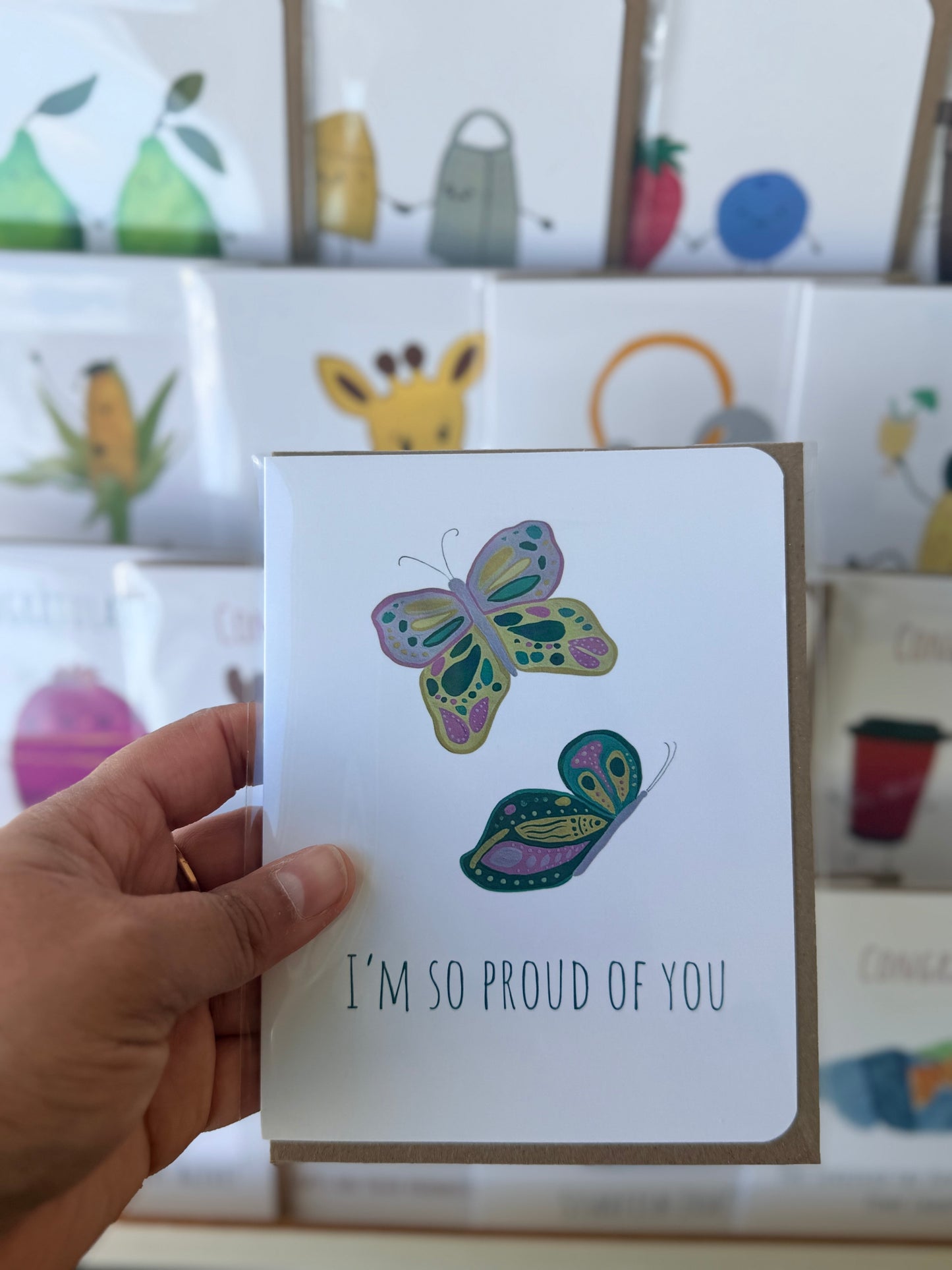 So Proud of You Butterfly Card