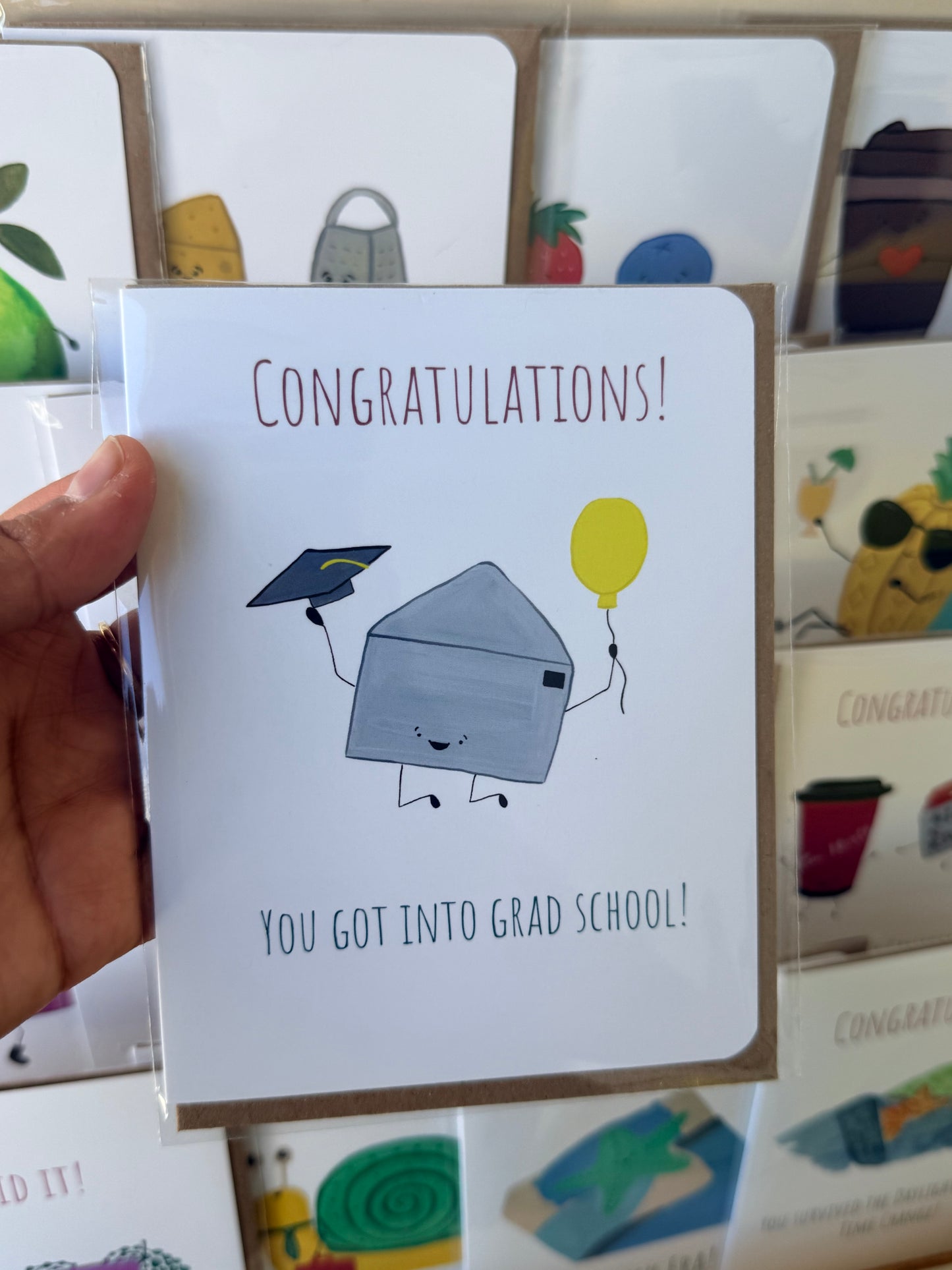 Grad School Acceptance Congratulations Card