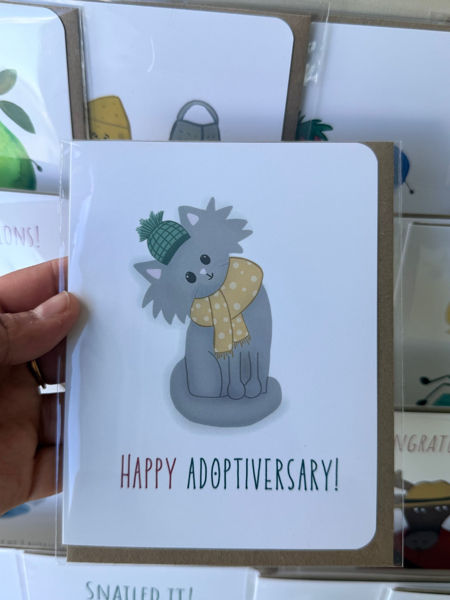 Cat Adoptiversary Card