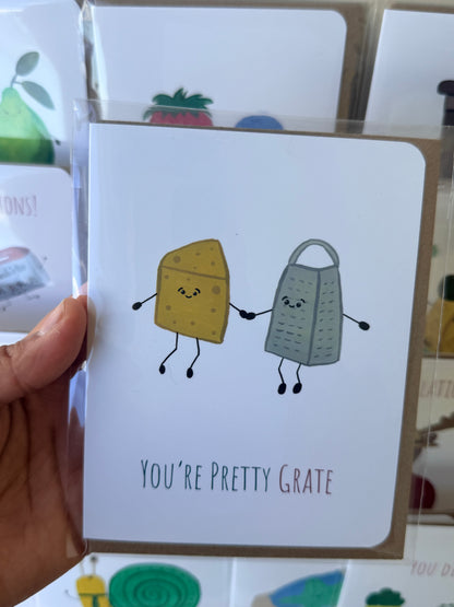 You're Pretty Grate Card