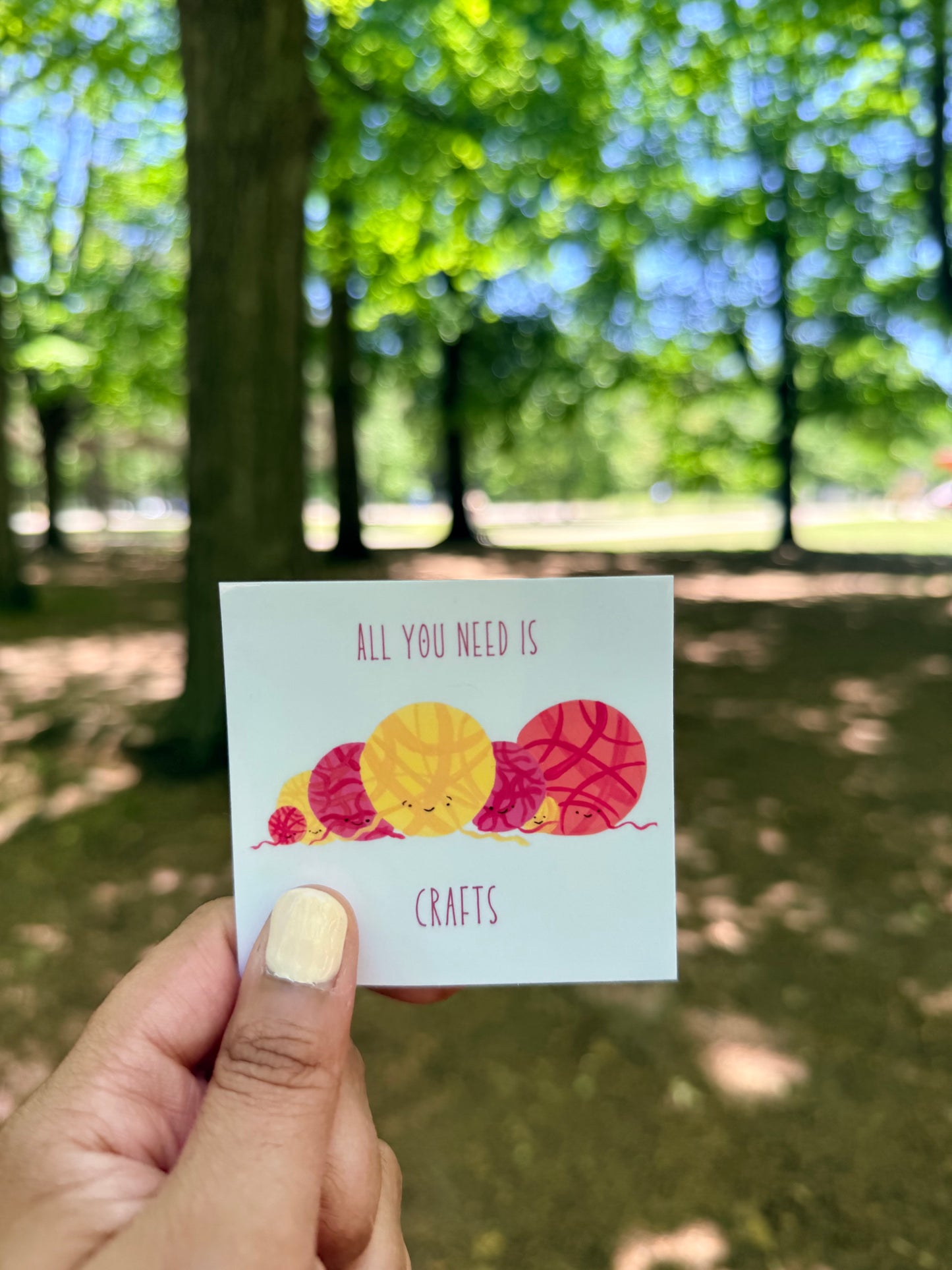 All You Need Is Crafts Sticker