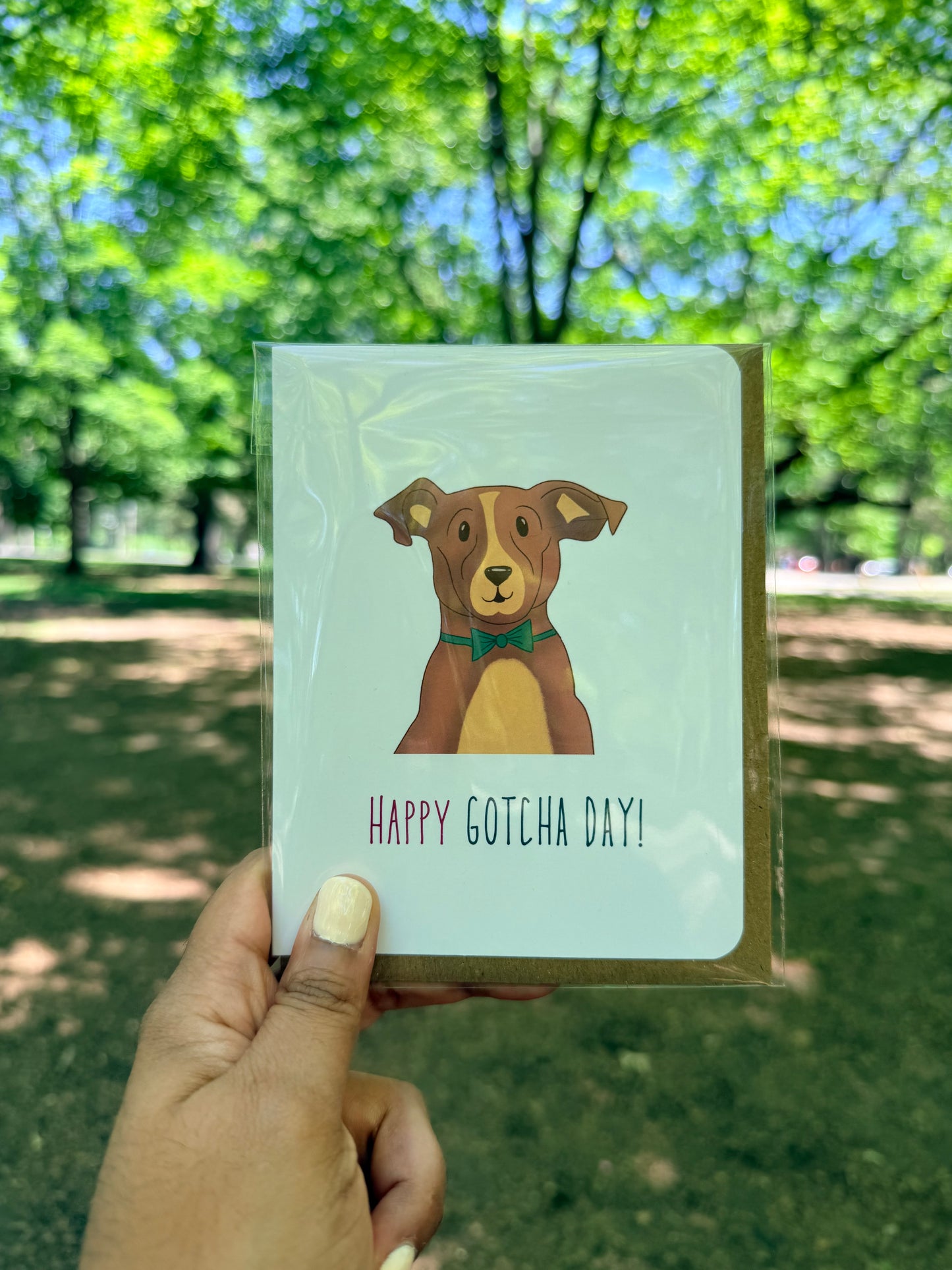 Pet Adoption Anniversary Card