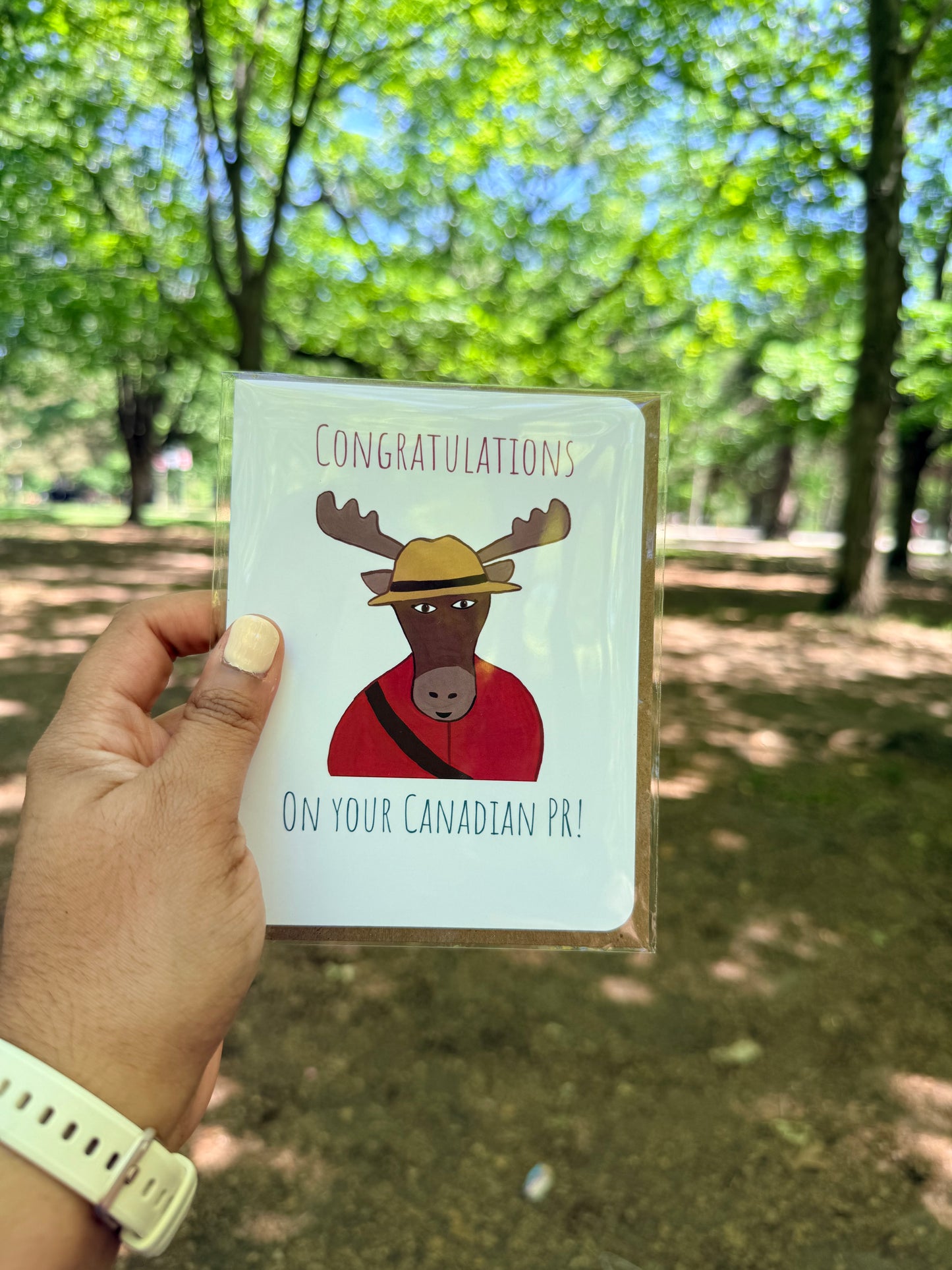 Congratulations, You're a Canadian PR Card