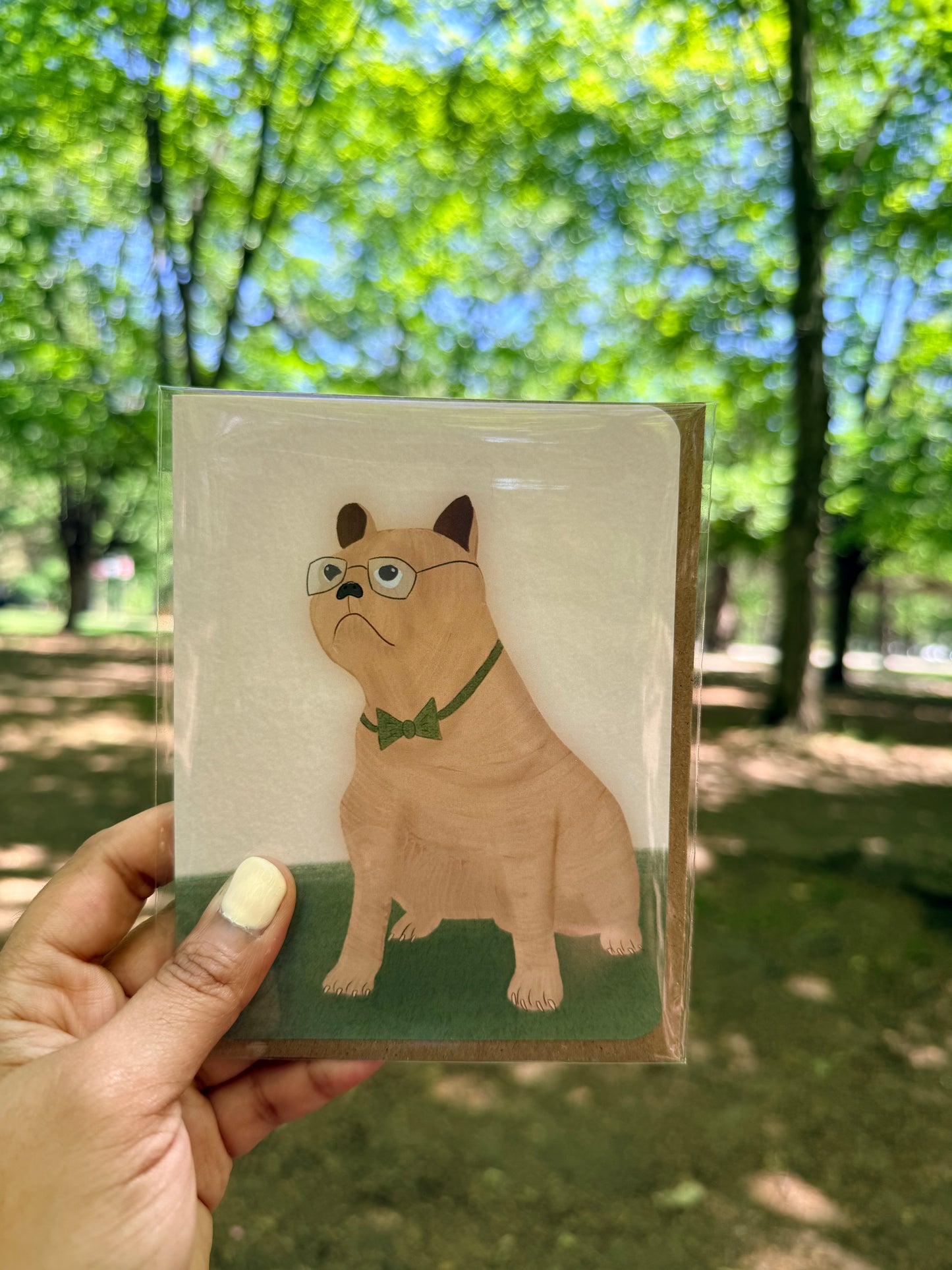 Earnest Pug Encouragement Card