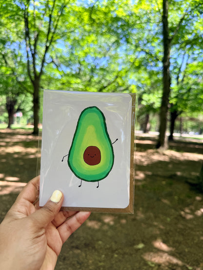 Avocado Just Because Card
