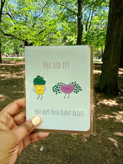Plant Parent Congratulations Card