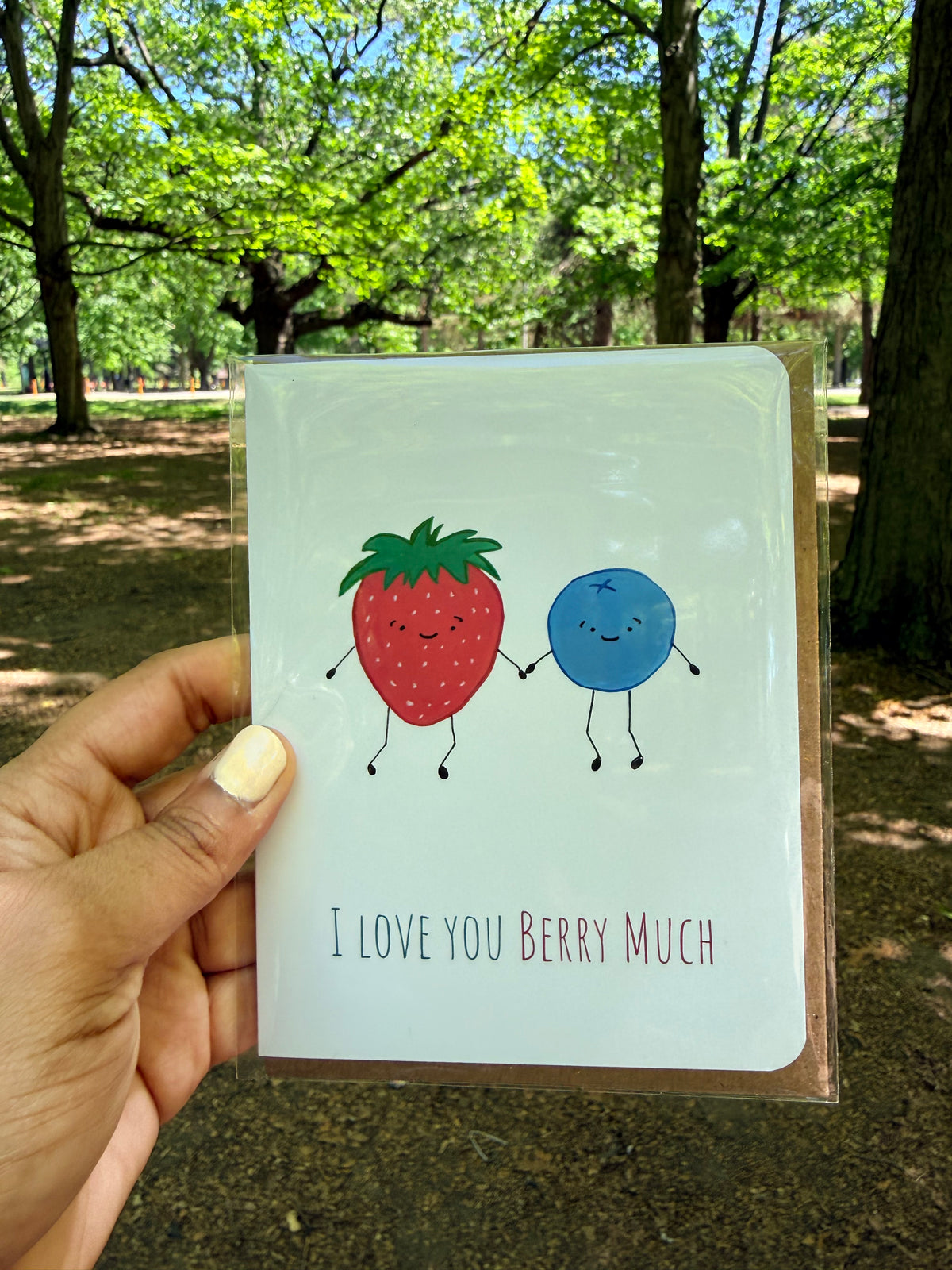 I Love You Berry Much Card