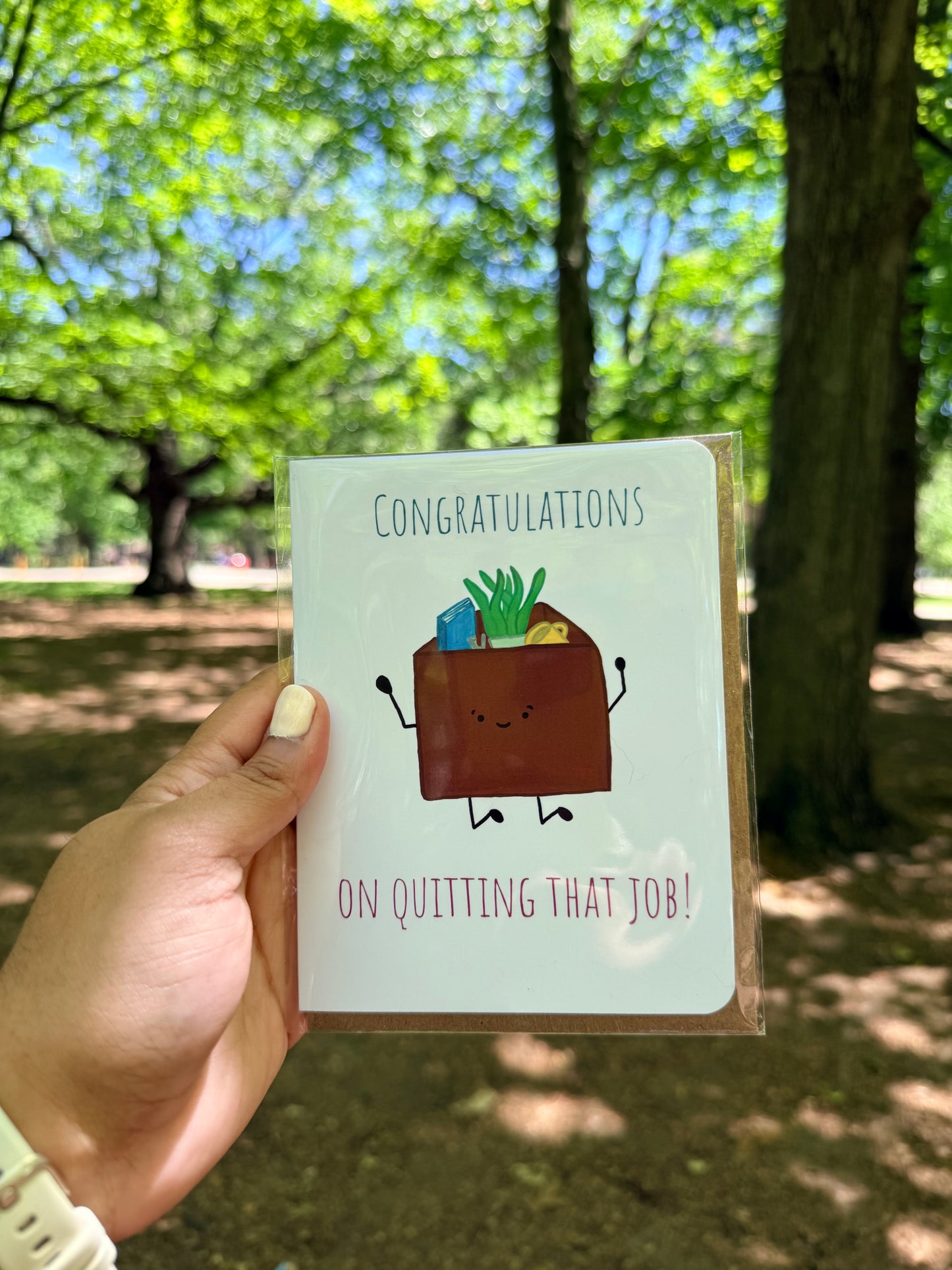 Congratulations You Quit Your Job Card