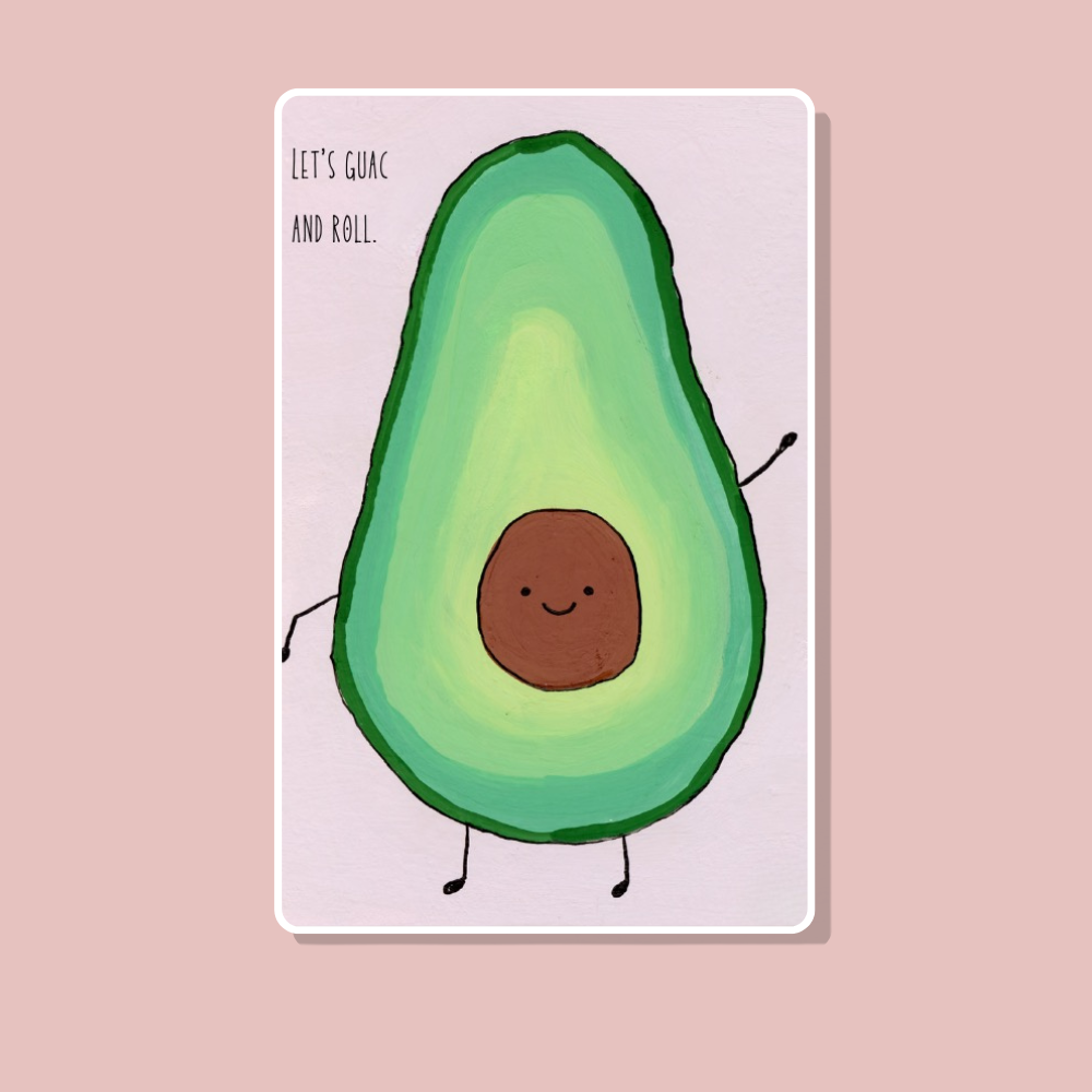 Avocado Fridge Magnet