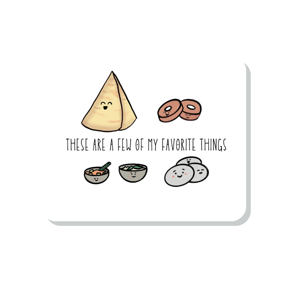 South Indian Food Fridge Magnet