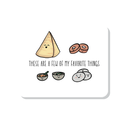 South Indian Food Fridge Magnet