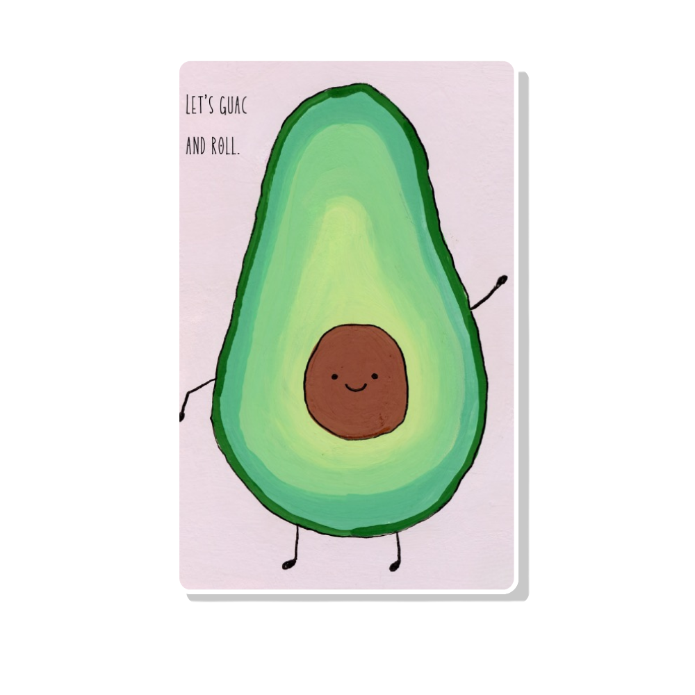 Avocado Fridge Magnet