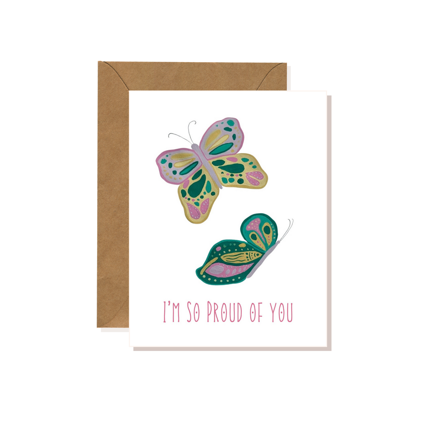 So Proud of You Butterfly Card