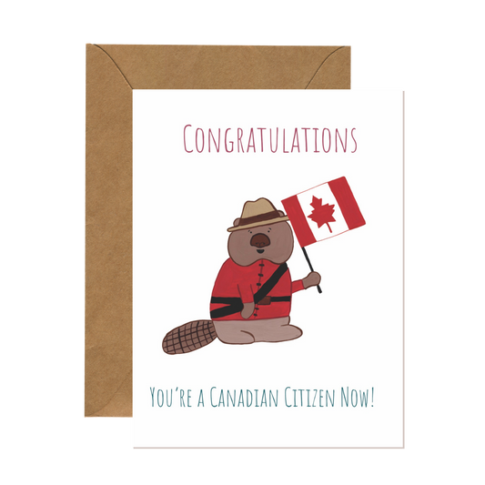 Canadian Citizenship Congratulations Card