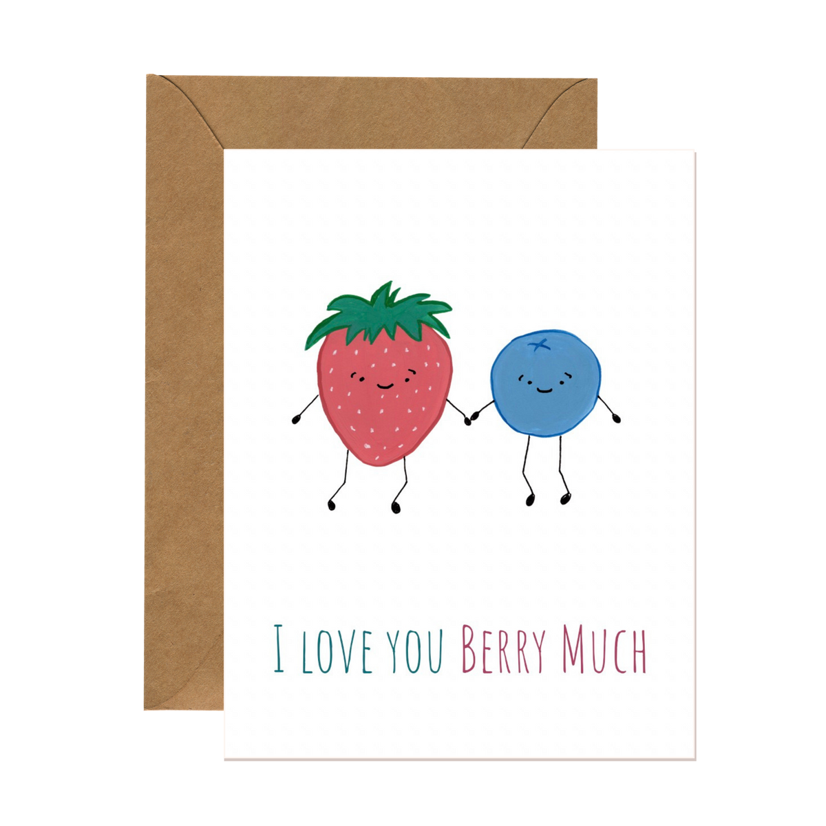 I Love You Berry Much Card
